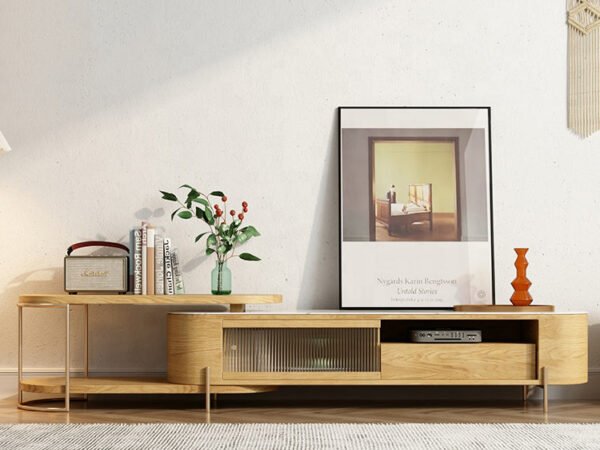 طاولة تلفزيون بتصميم استثنائي وجودة عالية