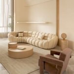 كنبه بزاوية مضلعه