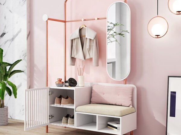 رف ملابس مع جزامة