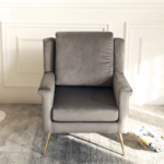 ⁦كرسي مفرد مخملي⁩ - الصورة ⁦2⁩