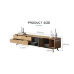 طاولة تلفزيون بوحدة أدراج - الصورة 3