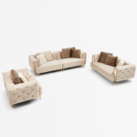 طقم كنب مع بوف مميز