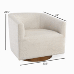 ⁦كرسي منفرد بتصميم بسيط⁩ - الصورة ⁦4⁩