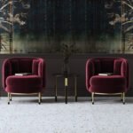 كرسي مخملي مميز