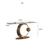 ⁦كونسول علي شكل هلالي متميز وبخامات فخمة⁩ - الصورة ⁦5⁩