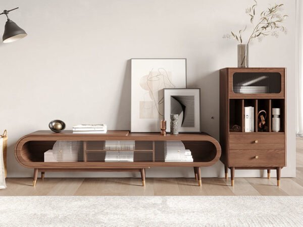 طاولة تلفزيون بتصميم فاخر