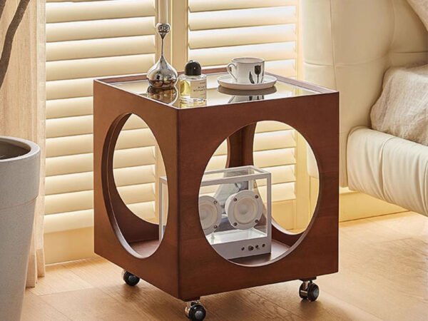 طاولة جانبية متحركة متعددة الاستخدام