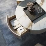 طقم طاولات مزدوجه مع أدراج فخمة - الصورة 4