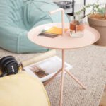 طاولات معدنية كلاسيكي بلون وردي - الصورة 4