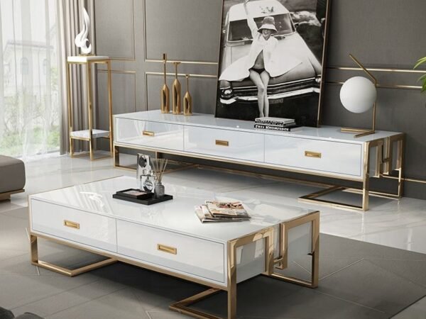 طقم طاولات الفخامة والرقي بتصميم اوروبي