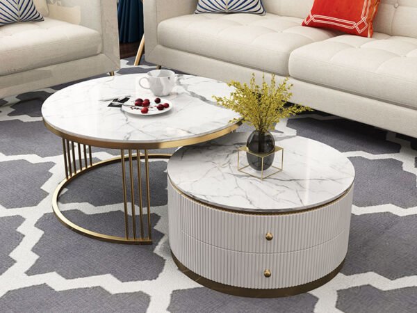 ترابيزة قهوة مزدوجة