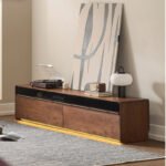 ⁦طاولة تلفزيون بتصميم عصري⁩ - الصورة ⁦3⁩