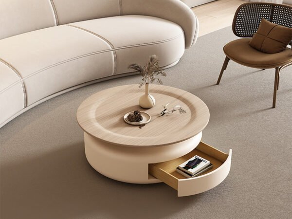 ترابيزة قهوة دائرية مدرجة