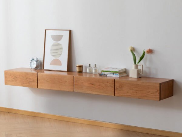 طاولة صوفا خشب هندسي تصميم فريد