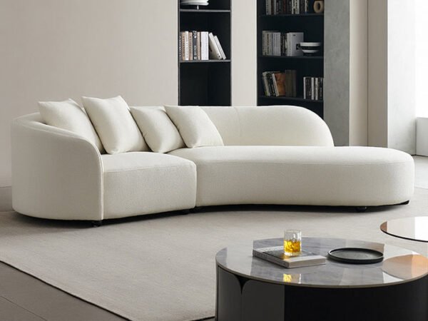 كنبة زاوية بتصميم أوروبي