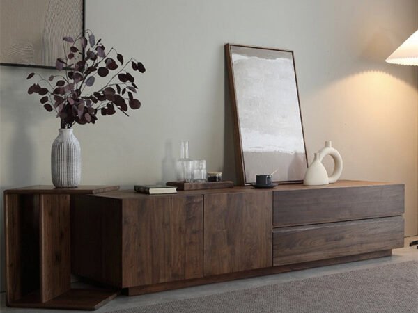 طاولة تلفزيون بتصميم انيق