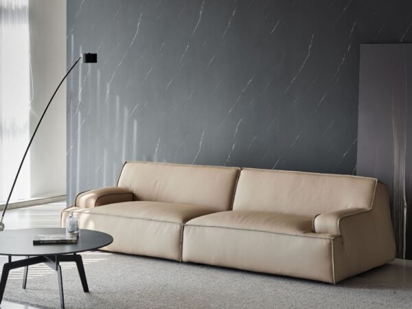 كنب امريكي جلد