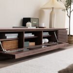 طاولة تلفزيون خشبية حديثة - الصورة 2