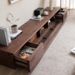 طاولة تلفزيون خشبية حديثة - الصورة 3