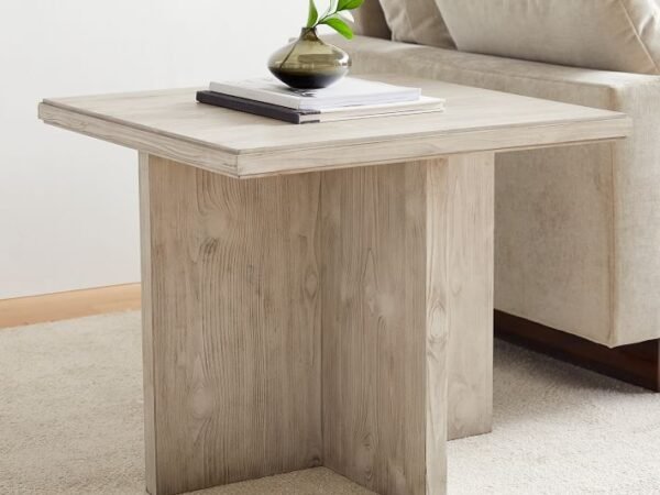 طاولة جانبية بتصميم بسيط راقي