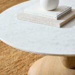 ⁦طاولة قهوة خشبية صلبة عالية الجودة⁩ - الصورة ⁦2⁩