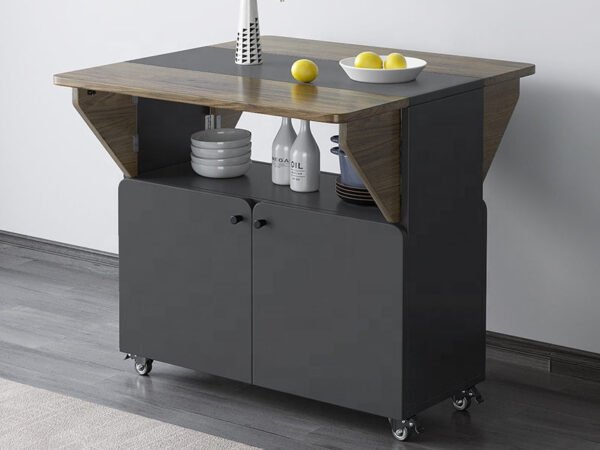 كوفي كورنر خشبية بوحدة تخزين