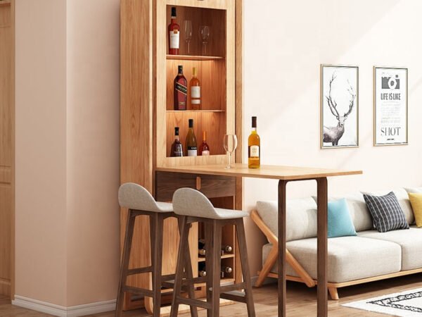 كوفي كورنر خشبي فاخر