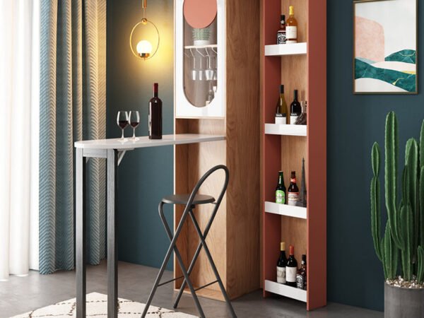 كوفي كورنر مع دولاب جانبي