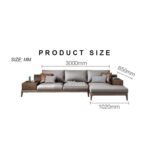 ⁦ركنة خشبية على شكل حرف L⁩ - الصورة ⁦3⁩