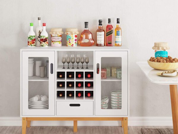 كوفي كورنر خشبي فاخر