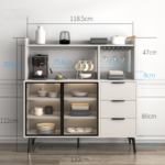 ⁦كوفي كورنر متعدد الأرفف⁩ - الصورة ⁦2⁩