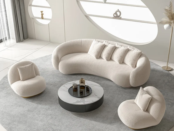 كنبةطقم كنب امريكي​ فاخرة ذات تصميم رائع