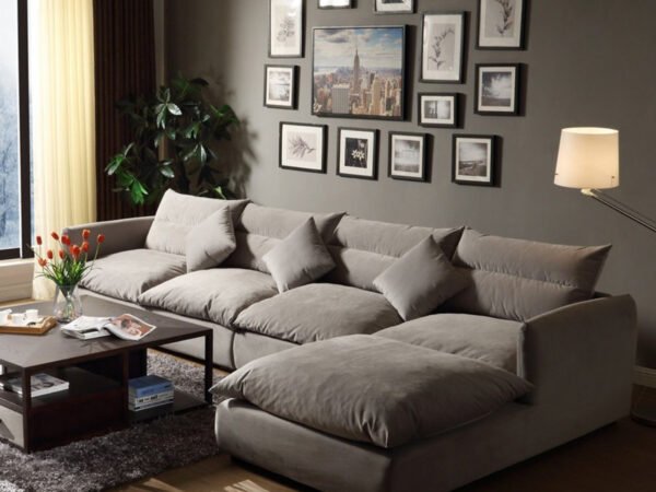 ركنة قماشية فاخرة ومريحة