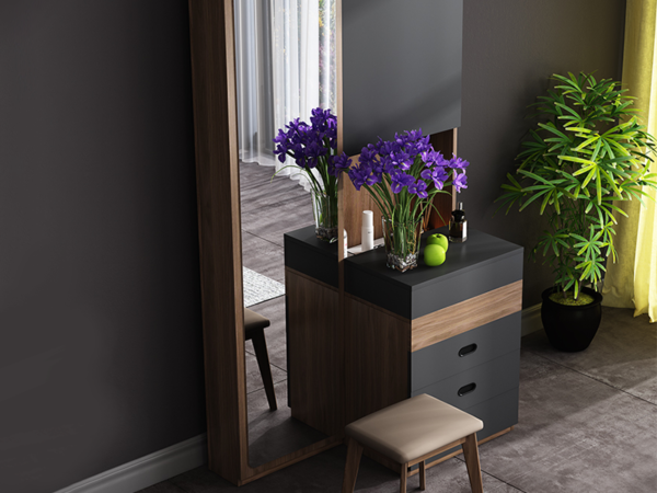 تسريحة مودرن خشبي بتصميم مميز