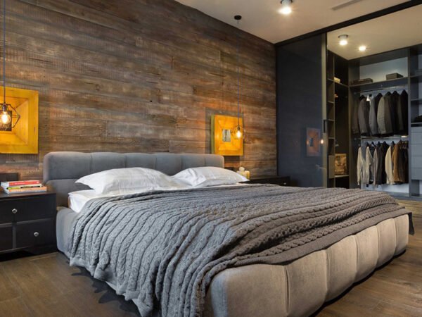 سرير مبطن بألوان متعددة عالي الجودة