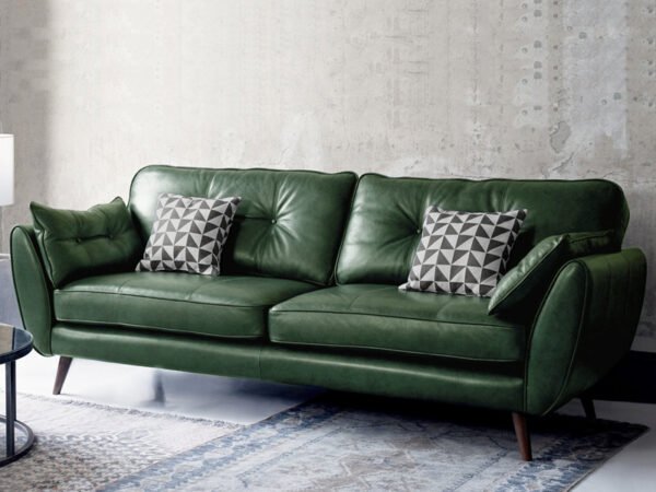 كنب جلد مودرن فاخر بتصميم عصري