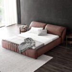 سرير جلد شيك