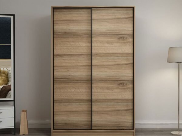 دولاب ملابس خشبي راقي و جديد .