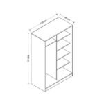 ⁦خزانة ملابس خشبي راقي و جديد⁩ - الصورة ⁦4⁩