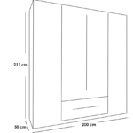 ⁦خزانة ملابس موردن⁩ - الصورة ⁦3⁩