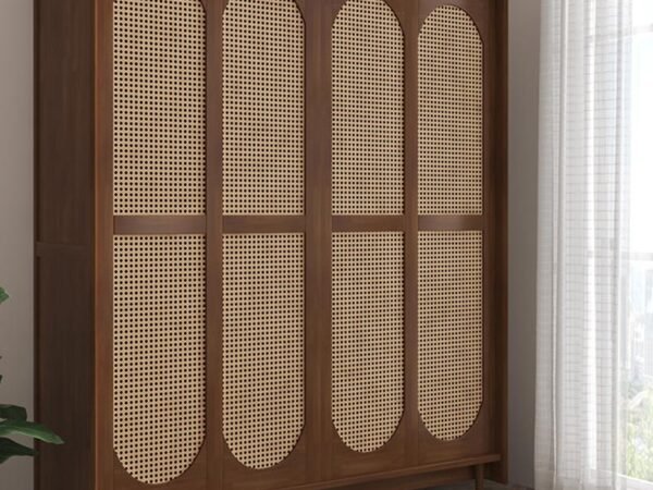 دولاب خشبى من الروطان فاخر 