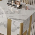 ⁦تسريحة مع مقعد بتصميم عصري⁩ - الصورة ⁦3⁩