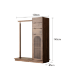 علاقة ملابس مزودة بوحدات تخزين - الصورة 5