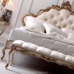 سرير كلاسيكي فاخر بتصميم فرنسي - الصورة 3