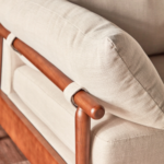 ⁦فوتيه من قماش بمساند ذراعين⁩ - الصورة ⁦3⁩