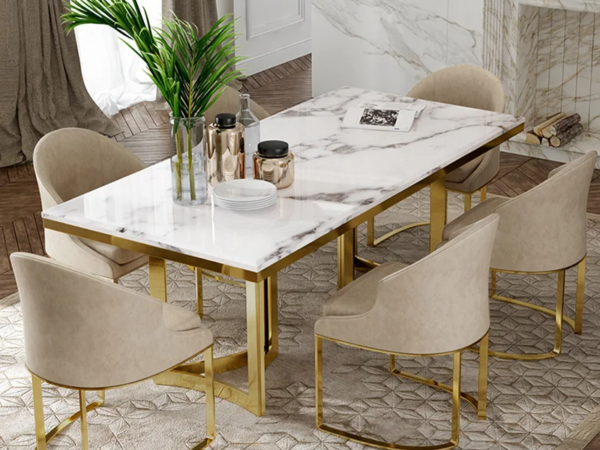 طاولة طعام مع كراسي