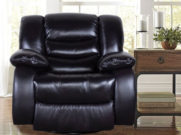 كرسي الاسترخاء بجلد فاخر