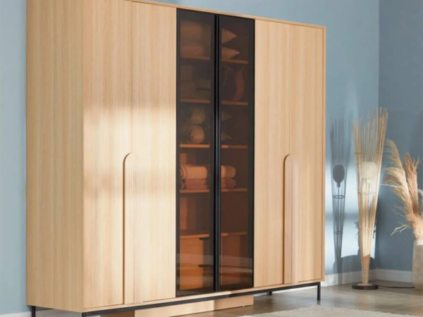 دولاب ملابس 6 أبواب خشبي