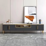 طاولة تلفزيون مصممة بلمسة حديثة