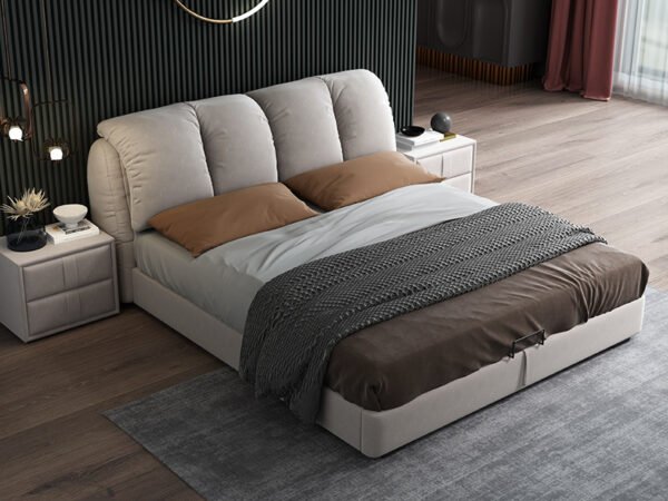 سرير نوم من جلد عالي الجودة